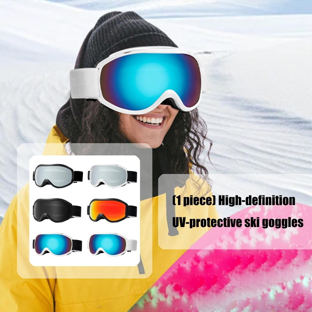 Ski Goggles Wide View Double Layer Snowboard Goggles for Women Men Cycling Outdoor Sport Fog Resistant Skiing Glasses