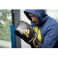 thumbnail image 4 of Guantes de boxeo adidas Hybrid 80 para boxeo, kickboxing, artes marciales mixtas, bolsa, entrenamiento y acondicionamiento físico, guantes de boxeo para hombre y mujer, peso (8 oz, negro/azul), 4 of 9