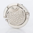 thumbnail image 1 of Cintre à Sac Pliant en Alliage de Strass Table de Rangement pour Sac à Main pour Femmes Crochet de Sac Portable Voyage Maison Bureau Mode Porte-Sac pour Filles Cadeau Blanc, 1 of 9
