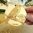 thumbnail image 5 of Ornament - Falcon Raw Wood, 5 of 6