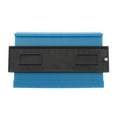thumbnail image 1 of 1 piece 15 cm gauge household shape duplicator plastic measuring tool blue, 1 of 8
