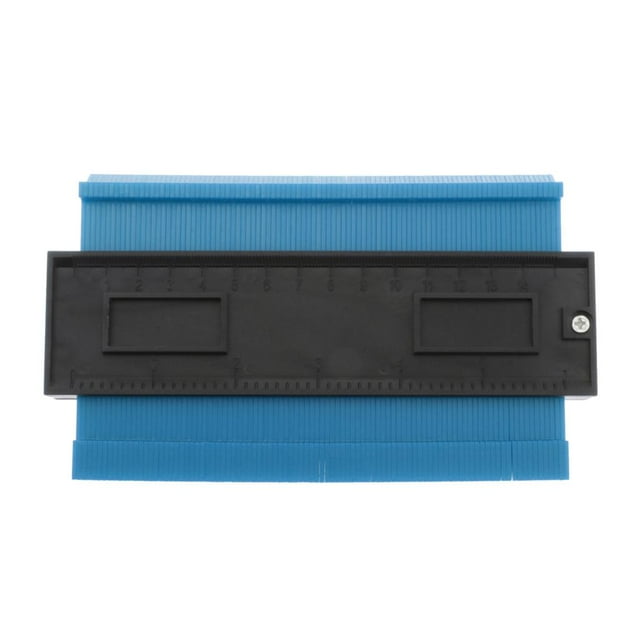 1 piece 15 cm gauge household shape duplicator plastic measuring tool blue