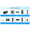thumbnail image 3 of Campark 5K Video Camera Camcorder 3" Touch Screen 56MP Digital Camera with Microphone Remote Control, 3 of 8