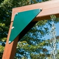 thumbnail image 3 of Swing-N-Slide Grandview Twist Wood Backyard Swing Set with Tube Slide, Curved Slide, Wood Roof, Monkey Bars and Swings, 3 of 8