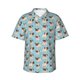 thumbnail image 1 of Fotbe Funny Cartoon Pugs Camisa Hawaiana para Hombre Unisex – Camisa Casual de Verano con Botones de Manga Corta de Algodón y Lino,Large, 1 of 7