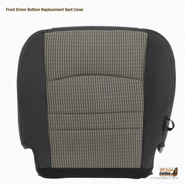 For 2009 2018 Dodge Ram 1500 2500 3500 Slt Seat Cover Driver Side Bottom Cloth Gray 2010 Com - 2010 Dodge Ram 1500 Seat Covers For 2009 2018 Dodge Ram 1500 2500 3500 Slt Seat Cover Driver Side Bottom Cloth Gray 2010 Com - 2010 Dodge Ram 1500 Seat Covers