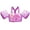 Pink, variant on Gogokids Children's Life Jacket, EPE foam Pink Penguin, 2-6 Years