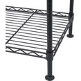 thumbnail image 5 of O'Force 4-Tier Industrial Welded Wire Shelving Kitchen Laundry room Office or Garage Black, 5 of 5
