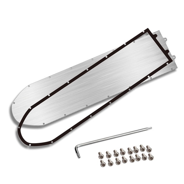 GLFILL 1x Stainless Steel Battery Bottom Cover With Waterproof Ring For Ninebot Max G30 Scooter Increases Chassis Waterproofness B