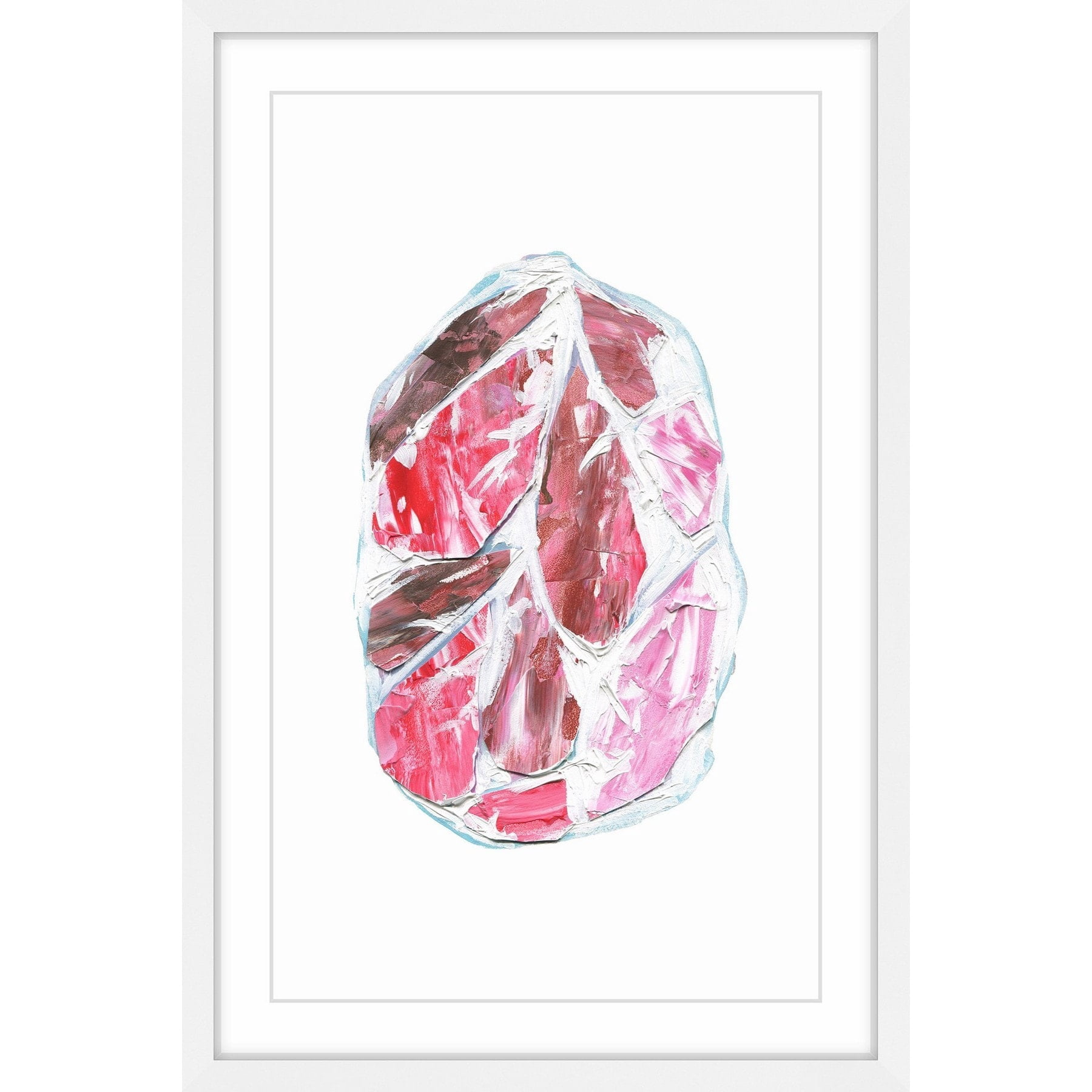 "Salami Cuts" Framed Painting Print