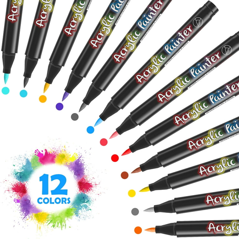 Tooli-Art Pastel Acrylic Paint Pens Multicolor Special Color