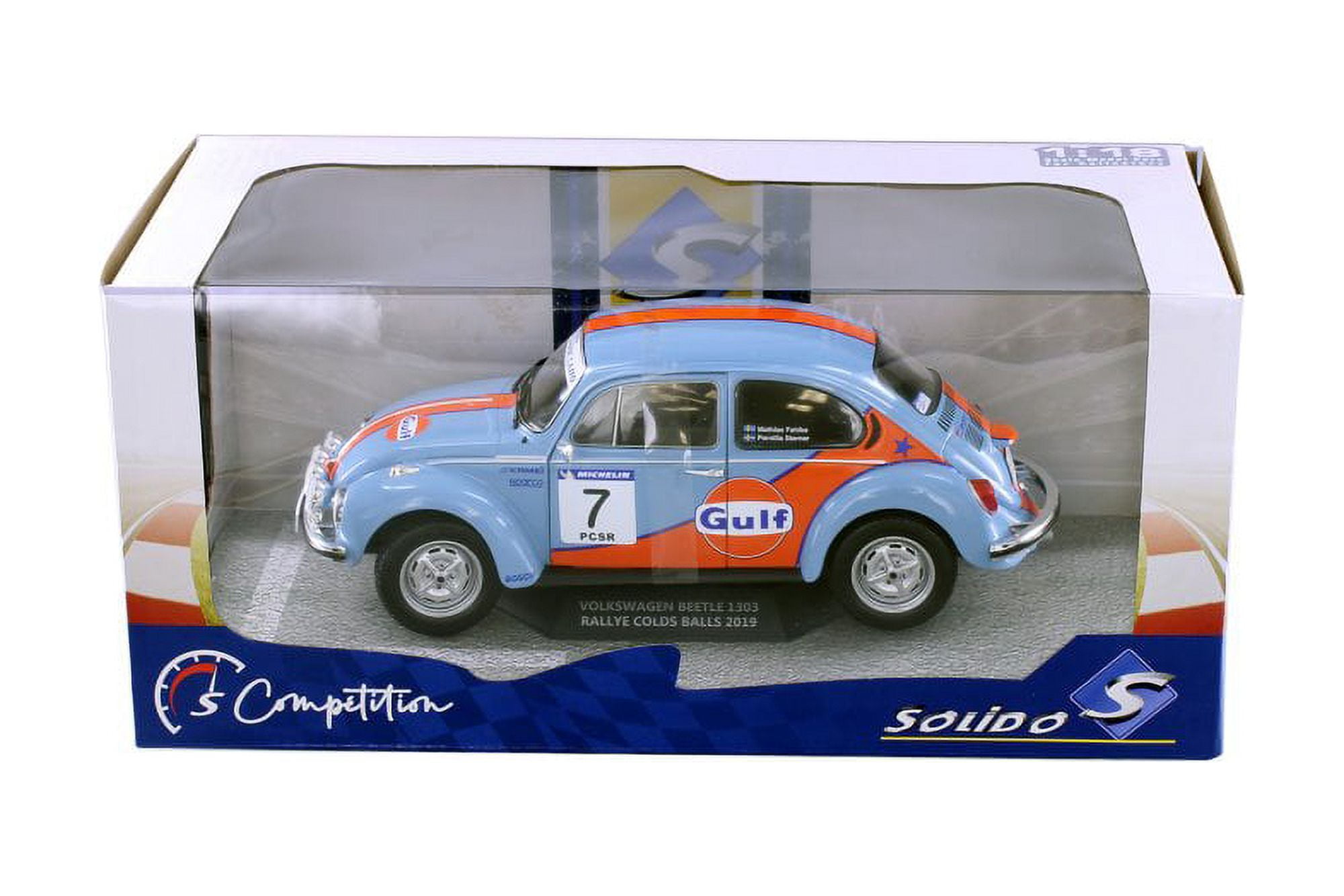 Solido 2019 Volkswagen Beetle 1303 Diecast Car, 1/18 Scale