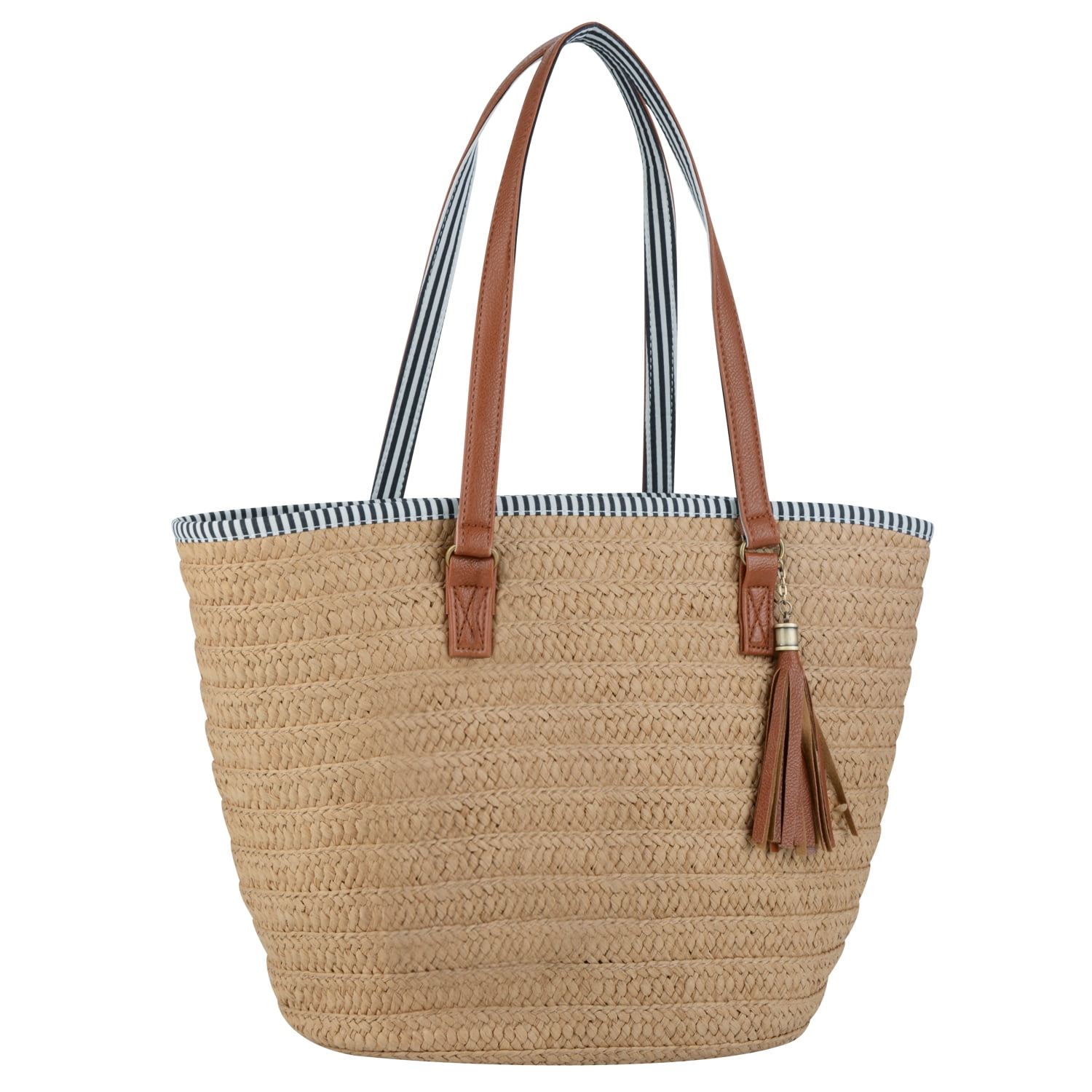 braided beach bag