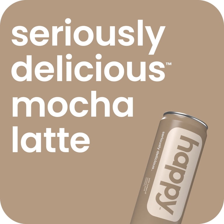 happy, 11oz RTD Mocha latte beverage - Walmart.com