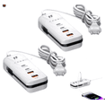thumbnail image 2 of USB Charging Station,Multiport Charger Hub,PD66W USB Charging Hub 4 Ports 5.1A Charger Multi Charger Dock Multiple Charging Block For Tablet Watch And Multiple Charger Plug(White), 2 of 8