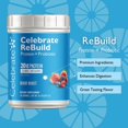 thumbnail image 2 of Proteína en polvo Celebrate ReBuild 457 g aislado de suero sabor frutos rojos, 2 of 7