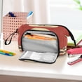 thumbnail image 6 of Nylon Fish Mouth Pencil Case with Large Capacity Zipper Pencil Pouch Christmas-themed Vibe Pencil Bag Organizers, 6 of 7