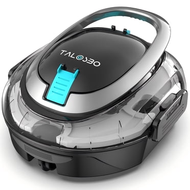 Talosbo S2 Automatic Pool Cleaner Cordless Robotic Pool Vacuum with Dual Filters for Above-Ground & Flat Inground Pools, 90 Min Runtime,Auto Parking
