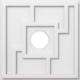 thumbnail image 2 of Ekena Millwork CMP18KX-04000 Médaillon de Plafond Contemporain de 18 Po x 4 Po ID Carré Knox Architectural Grade PVC, 2 of 4