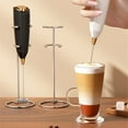 thumbnail image 2 of Electric Milk Frother Automatic Whisking Tool with Stainless Steel Whisk Heads for Coffee Latte Cream and Baking, 2 of 8