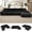 Black, variant on KCGKCG 106" Cloud Sectional Couch with L Shape Chaise, Modern Frameless Modular Sofa with Cup Holders, Higher 17.7" Seat Height, 32D Pure Foam, No Assembly for Apartment