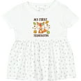 thumbnail image 3 of Inktastic My First Thanksgiving with Fall Fox and Leaves Girls Baby Dress, 3 of 5