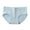 Blue, variant on huanledash Women Underpants Comfortable Mid Waist Pure Color Moisture-wicking Large Size Panties for Home