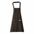 thumbnail image 1 of Canvas Apron Polyester Cotton Apron Cover Up Western Restaurant Hot Pot Shop Milk Tea Shop Work Clothes, 1 of 4
