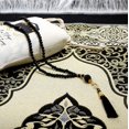 thumbnail image 4 of Alfombra de oración ESERRA Muslim con 99 cuentas y tapa incluida, color negro, 4 of 8