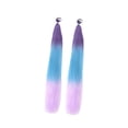 thumbnail image 3 of 2 extensiones de cabello de cola de caballo con lazo, elegantes extensiones de cola de caballo sintéticas para maquillaje de fiesta de disfraces. Púrpura Azul Rosa, 3 of 9