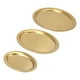 thumbnail image 1 of Bandeja de Toallas de Acero Inoxidable ANGGREK 3 Piezas Ovalada para Servir Toallas, 1 of 8