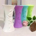 thumbnail image 1 of Flmtop Vase en Plastique Embossage Pot de Fleurs Décoration de Table Maison Bureau, 1 of 7