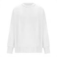 thumbnail image 4 of GigrtiJin Womens Fall Winter Knit Sweaters Round-Neck Long-Sleeved Solid Color Sweater Top Warm Comfy Loose Blouse, 4 of 8