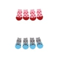 thumbnail image 1 of Calcetines para Perros Yuyangstore 8Pcs Calcetines Antideslizantes Gris Rosa, 1 of 8
