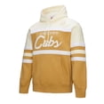 thumbnail image 2 of Men's Mitchell & Ness Tan/Cream Chicago Cubs Head Coach Pullover Hoodie, 2 of 3