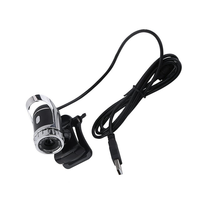 HD Webcam with Built in Microphone for PC, 360 Rotation Stand, 0. Pixels, Auto White Balance