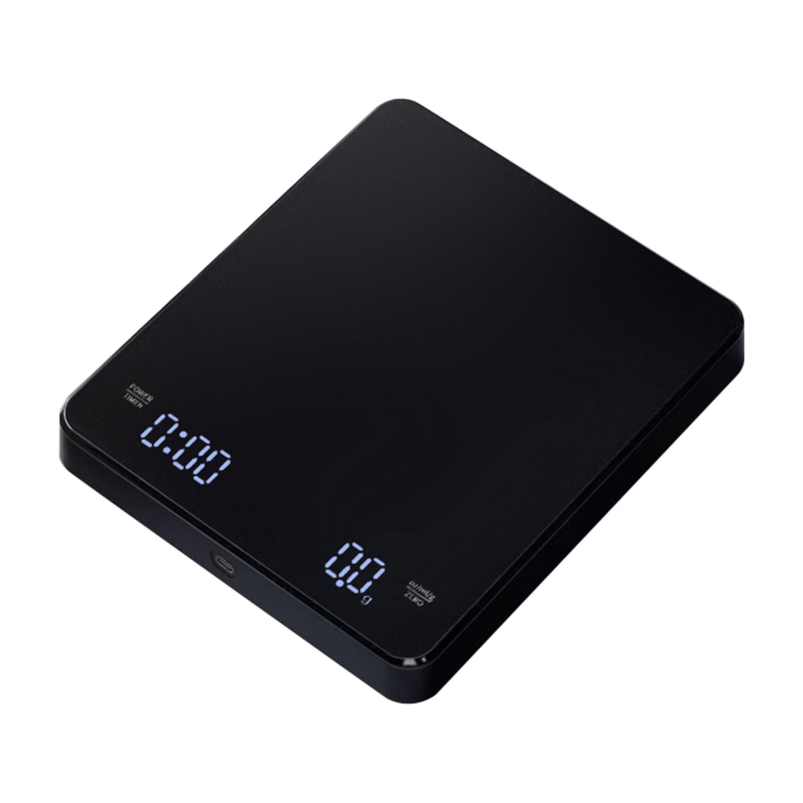 Esquirla Coffee Scale with Timer Espresso Scale LED Display Highly Accurate Electronic Weighing Scale Small Food Scale for Home Coffee
