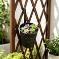thumbnail image 4 of Tong Hanging For Indoor Outdoor Modern Planter With Holes Container For Balcony Garden Wall, 4 of 5