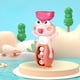 thumbnail image 1 of Juguetes de baño de ranas de colores para niños | Juego de agua interactivo con rueda giratoria | Juguetes de plástico para bañera y lavabo | Azul, verde y rosa, 1 of 6