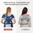 thumbnail image 4 of Momcozy Baby Wrap Carrier, Easy to Wear Infant Carrier Slings, Lightweight Adjustable Hands Free Baby Sling, for Newborn to Toddler 8-35 lbs, 4 of 10
