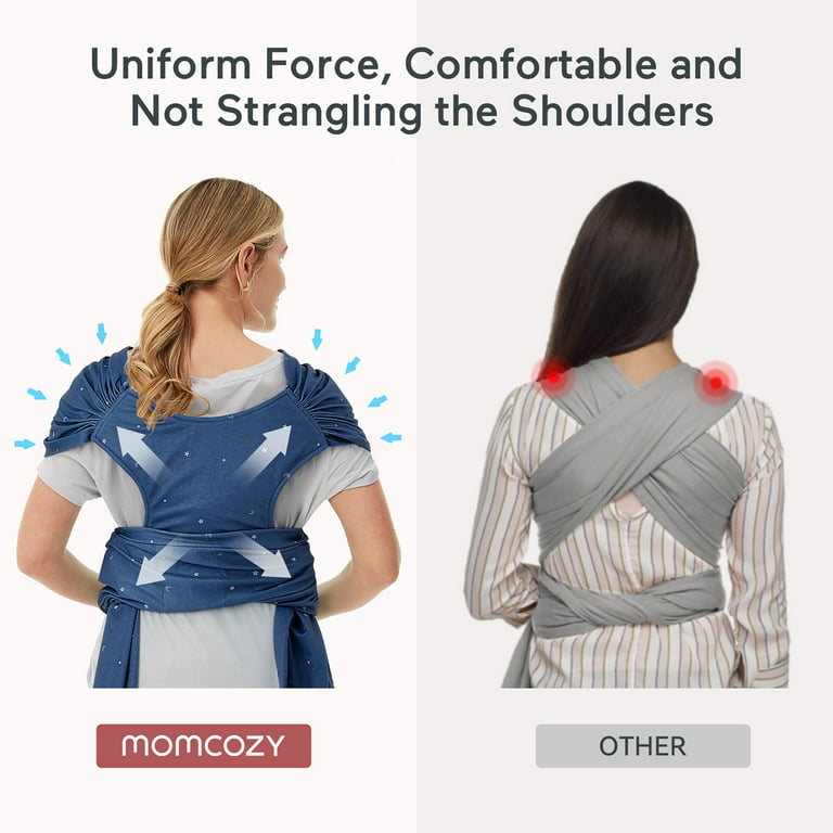  Momcozy Baby Wrap Carrier, Easy to Wear Infant