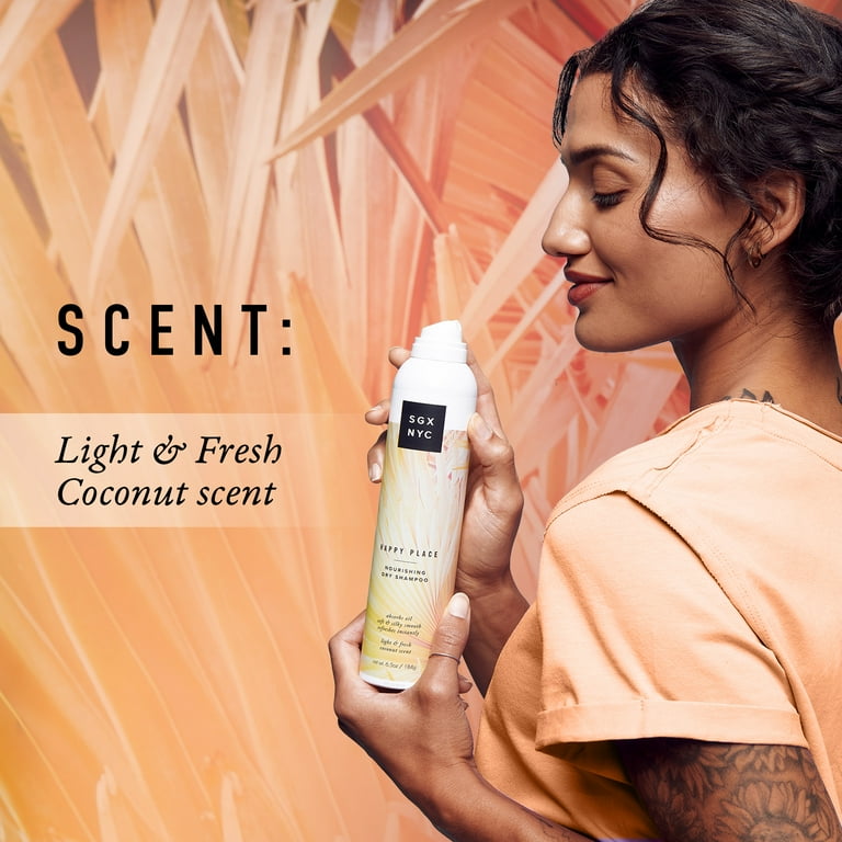SGX NYC Happy Place Nourishing Dry Shampoo, Absorbs Oil