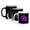 Multicolor, variant on 3drose, Macro Photograph of a Purple Aster on Black Background., 11oz Mug