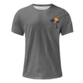 thumbnail image 4 of Mefallenssiah Hauts pour Hommes, Liquidation T-Shirt à Manches Courtes Imprimé Col Rond Mode Décontractée Manches Courtes, 4 of 5