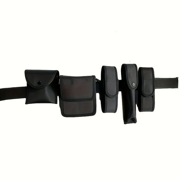 1pc Multifunctional Belt, Security Six Piece Set, Duty Patrol Outdoor Belt, Outdoor Waist Bag