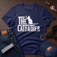 thumbnail image 5 of Jollimate The Catfather Shirt, Cat Father Shirt, Cat Dad Gift, Cat Lover Gift Shirt, 5 of 6