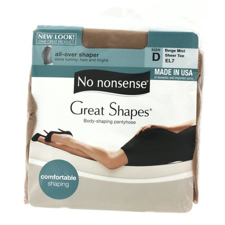 No Nonsense Women's Great Shapes All-Over Shaper Pantyhose