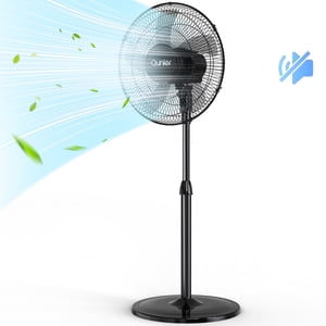 Qunler 16" Oscillating Pedestal Fan, 3-Speed, Ultra Quiet