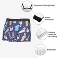 thumbnail image 4 of KLL Cartoon Rabbit Men's Cotton Boxer Briefs Underwear-Small, 4 of 8