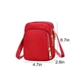 thumbnail image 3 of BAOPAI Ladies Mini Wallet Purse with 3 Zipper Layers and Shoulder Strap Durable Nylon Exterior Soft Polyester Lining for Secure Storage, 3 of 6